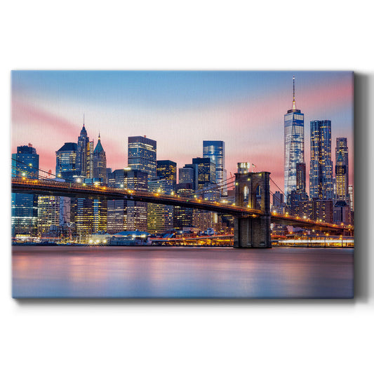 Brooklyn Bridge Premium Gallery Wrapped Canvas - Ready to Hang