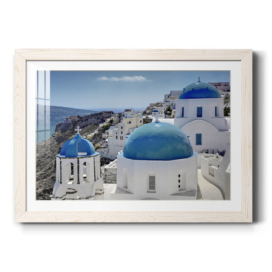 Santorini Saturday-Premium Framed Print - Ready to Hang