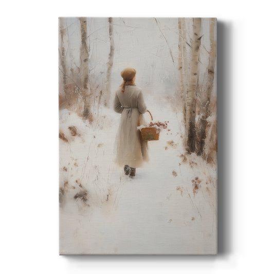 Snowwhite Morning at Dusk - Canvas Art Print