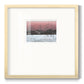 Sunset Snowfall II - Double Matboard Framed Print