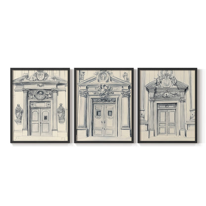 Landscape Study Series V - Restickable Framed Art Set