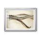 Catching a Metallic Wave - Modern Framed Art Print