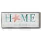 Home Beach - Floater Framed Canvas Print