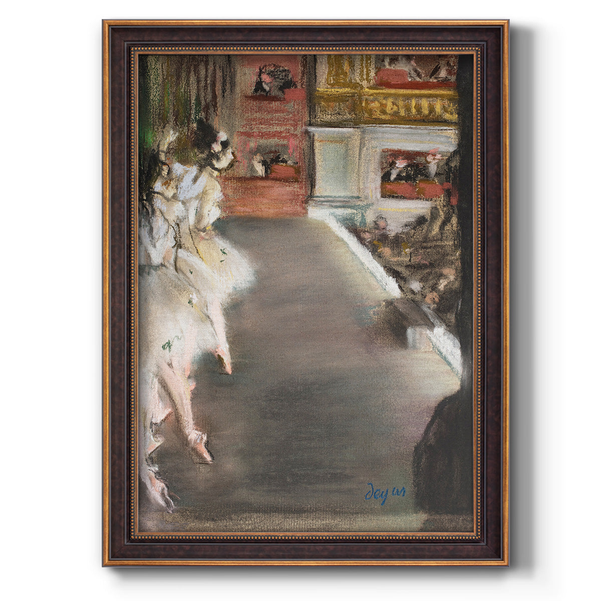 Dancers at the Old Opera House - Ornate Framed Canvas Print