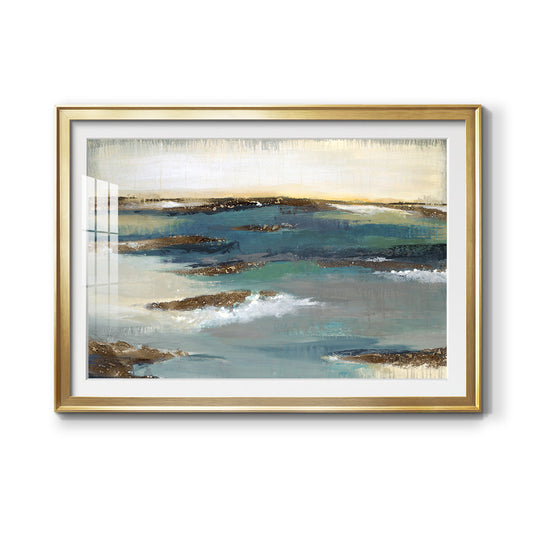 Coastal Bluffs Premium Framed Print - Ready to Hang