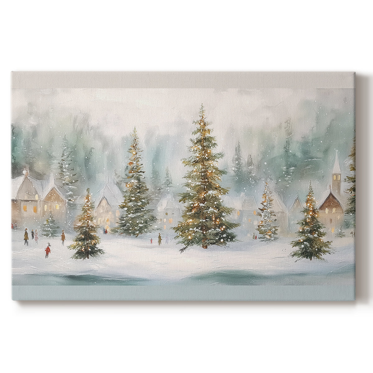 Manger of Snowwhite Whisper - Canvas Art Print