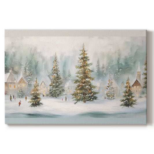Manger of Snowwhite Whisper - Canvas Art Print