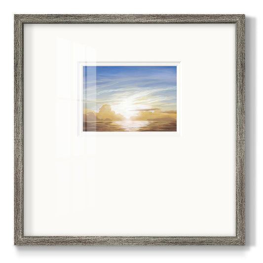 Luminous Waters III Premium Framed Print Double Matboard