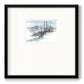 Winter Stream Watercolor I - Double Matboard Framed Print