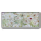 Jardin Blanc - Floater Framed Canvas Print