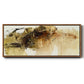 Dance of Gold I - Floater Framed Canvas Print