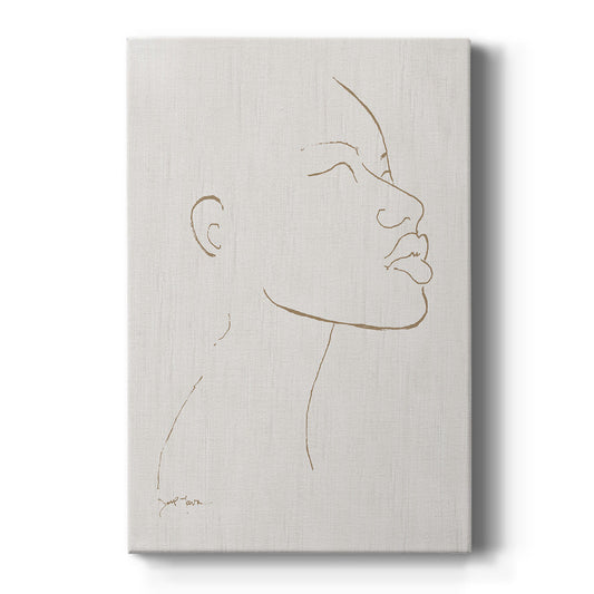 Portrait Sketch I Premium Gallery Wrapped Canvas - Ready to Hang