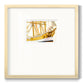 Gold Ship II Premium Framed Print Double Matboard