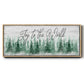 Joy to the World - Floater Framed Canvas Print
