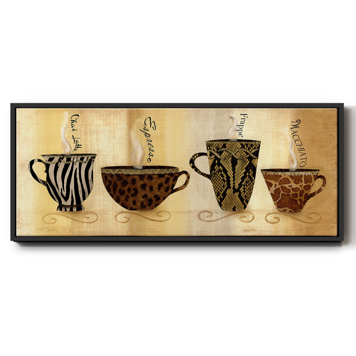 CafÃ© Exotica I - Floater Framed Canvas Print