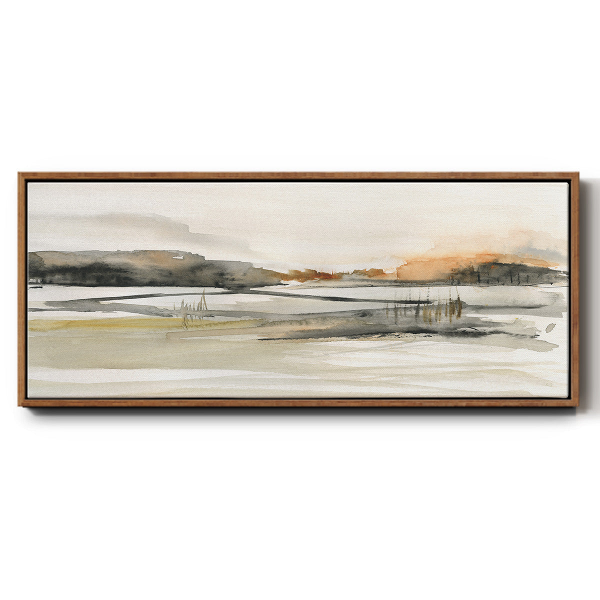Turnwood Clearing - Floater Framed Canvas Print