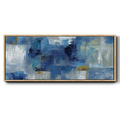 Blue Morning - Floater Framed Canvas Print