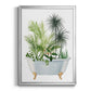 Plant Bath II - Modern Framed Canvas Print