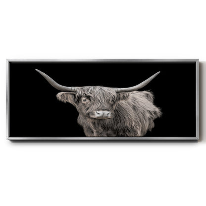 It's a Mooood I - Floater Framed Canvas Print