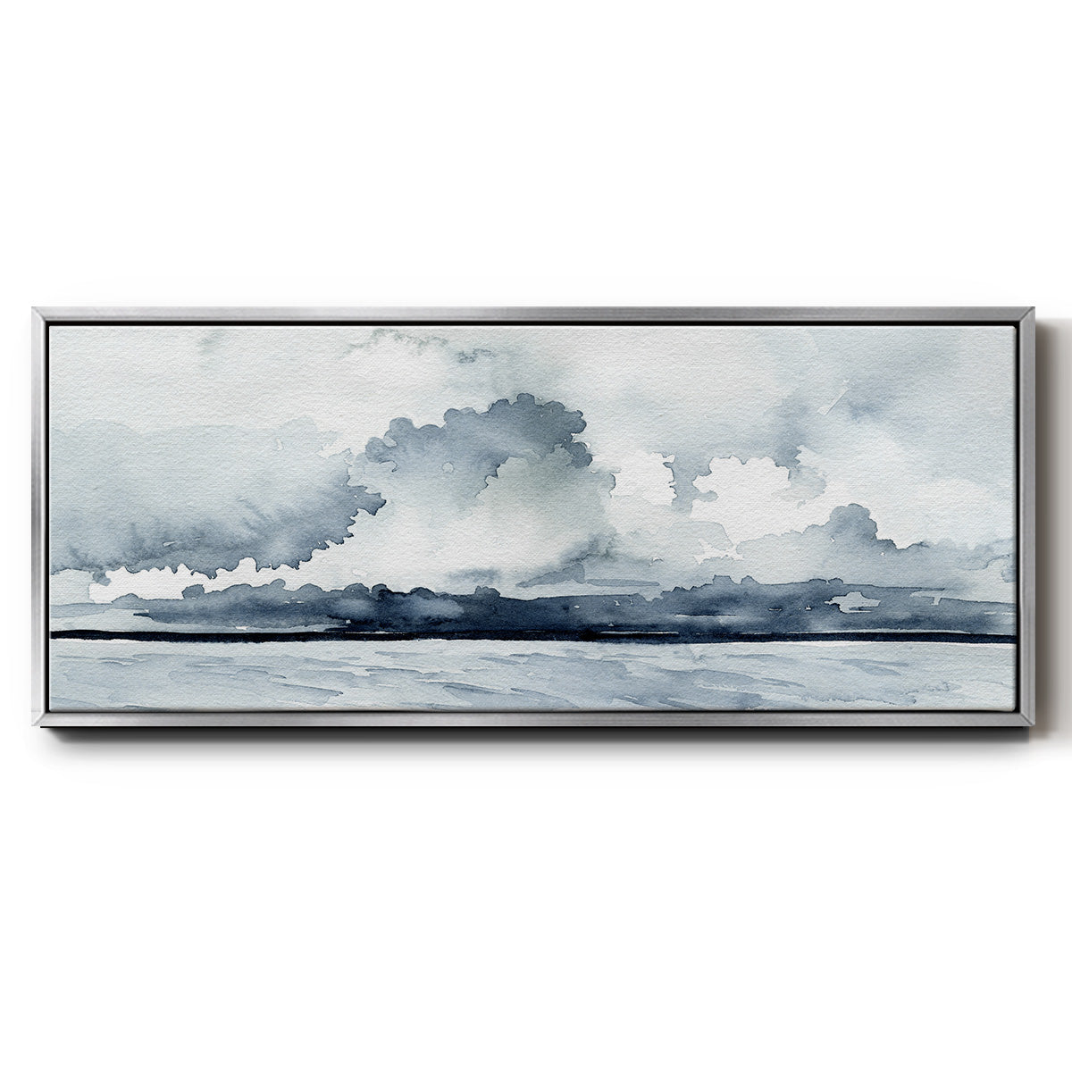 Passing Rain Storm I - Floater Framed Canvas Print