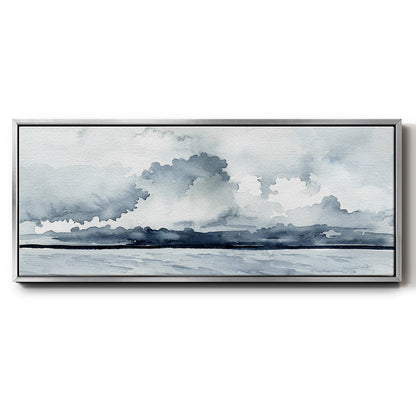 Passing Rain Storm I - Floater Framed Canvas Print