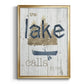 Lake Calls Me - Modern Framed Canvas Print