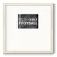 Faith Family Football Premium Framed Print Double Matboard