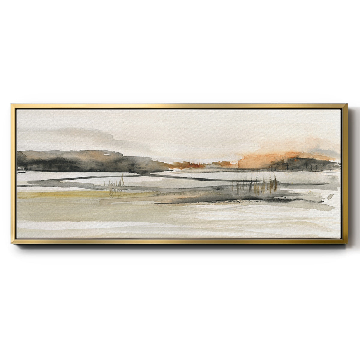 Turnwood Clearing - Floater Framed Canvas Print