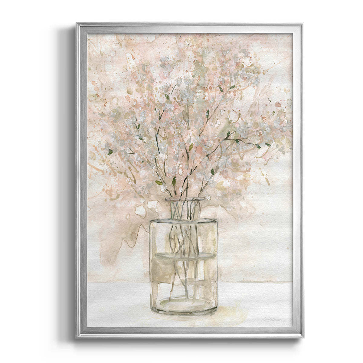 Delicate Arrangement I - Modern Framed Canvas Print
