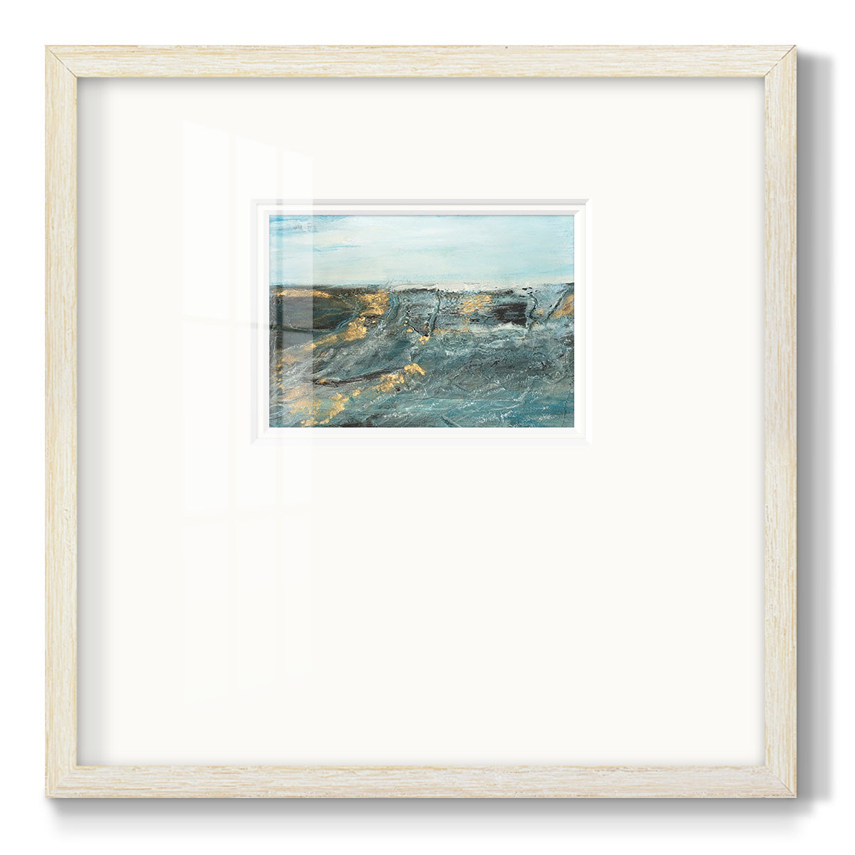 Flow of Love in Ocean I Premium Framed Print Double Matboard