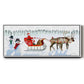 Santa's Snowmen Collection D - Floater Framed Canvas Print