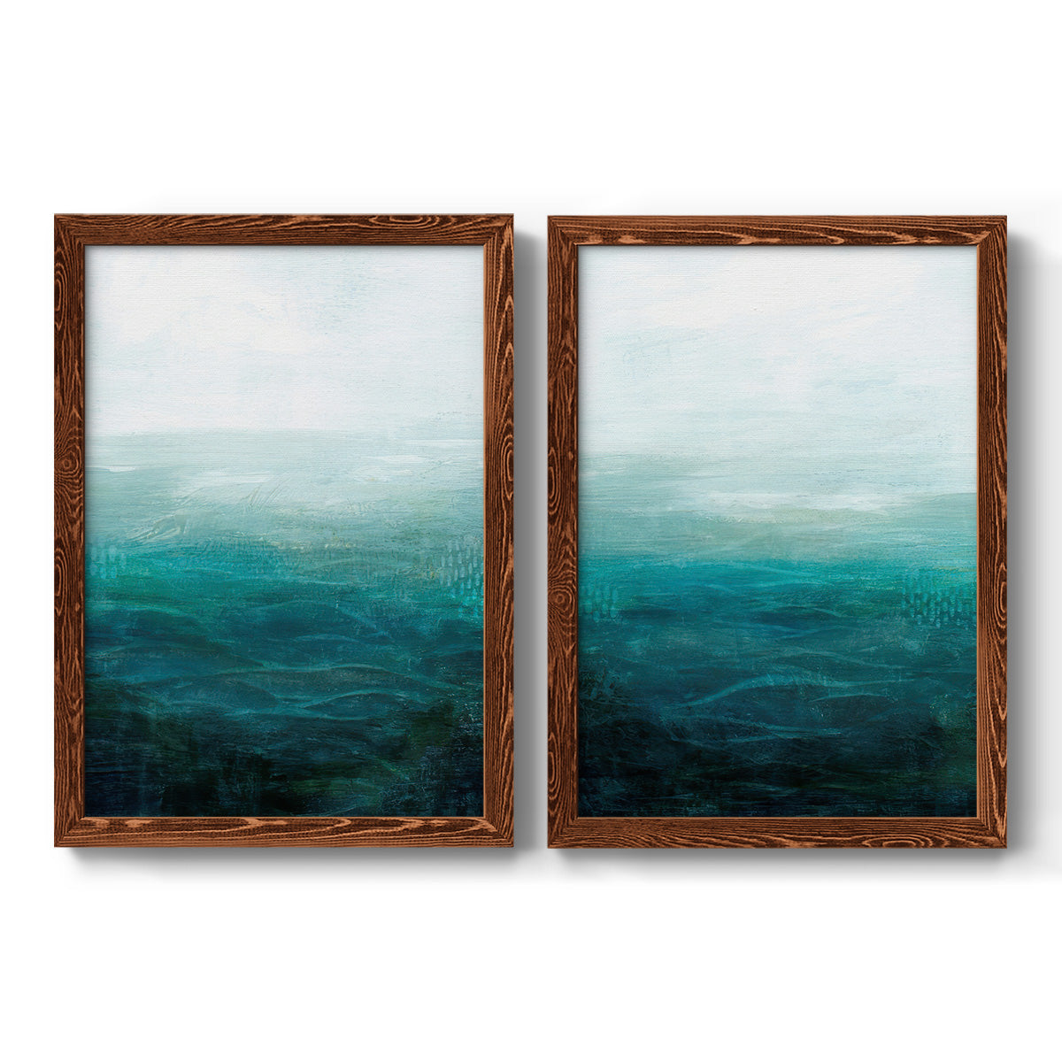 Drifting Sea I - Premium Framed Canvas 2 Piece Set - Ready to Hang