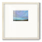 Coastal Views III Premium Framed Print Double Matboard