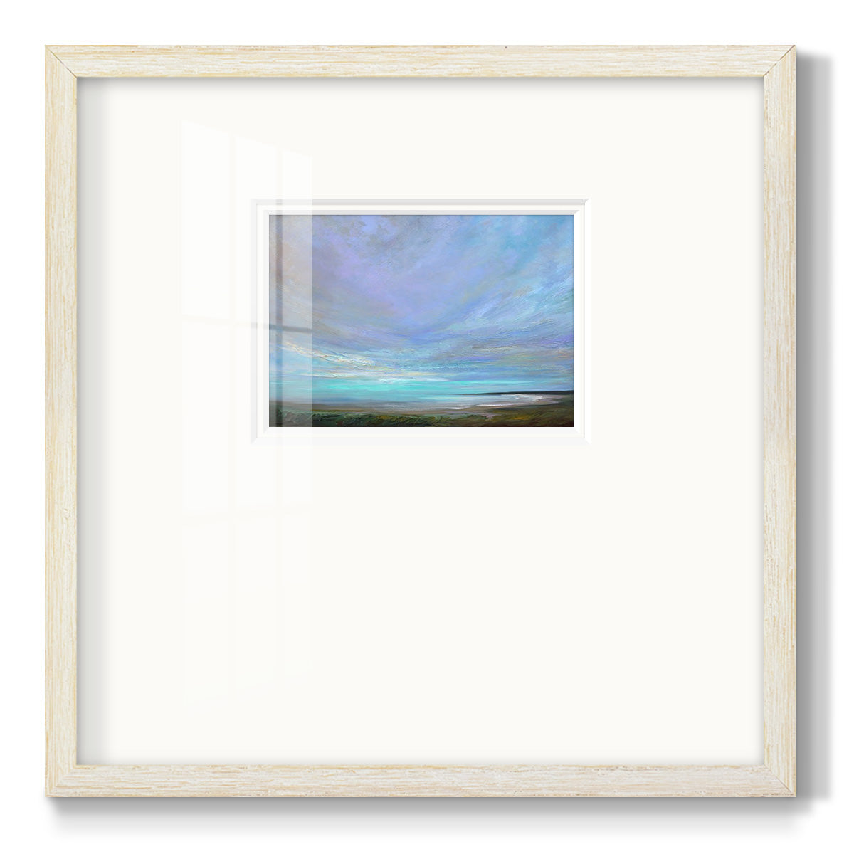 Coastal Views III Premium Framed Print Double Matboard