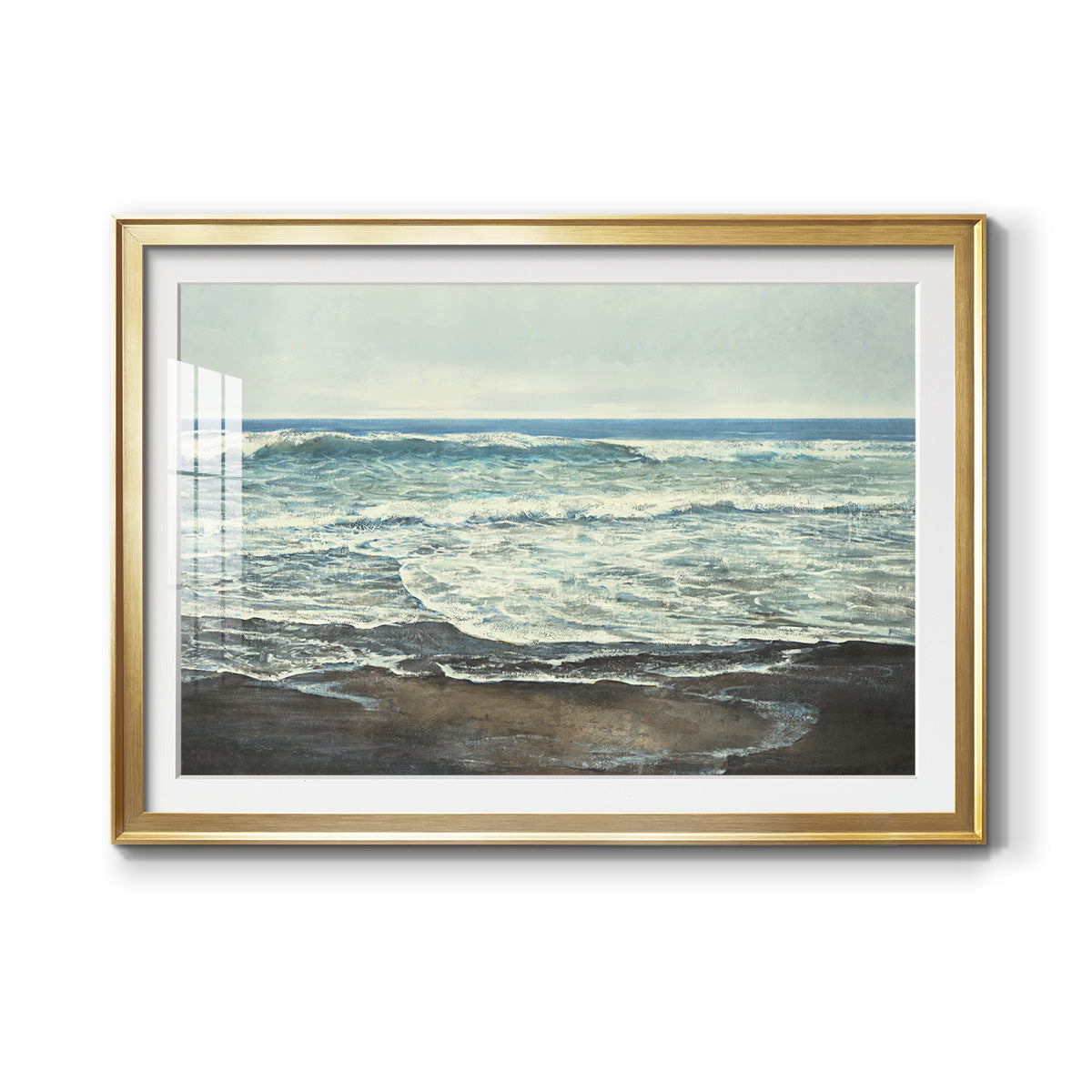 Coastal Reflection Premium Framed Print - Ready to Hang