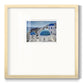 Santorini Saturday - Double Matboard Framed Print