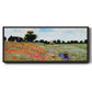 Poppies at Argenteuil - Floater Framed Canvas Print