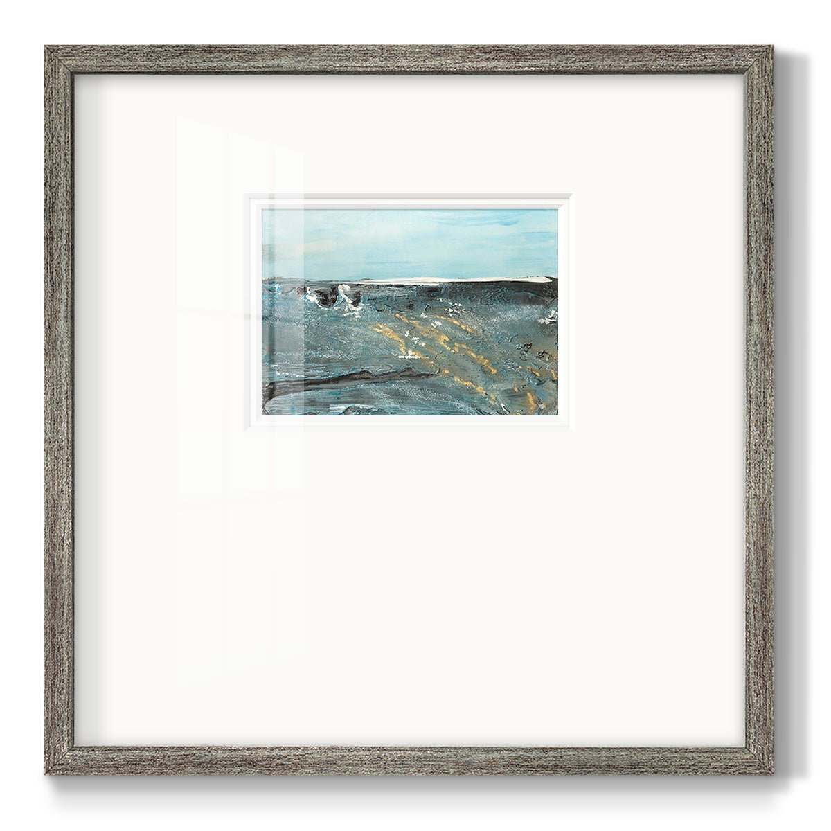 Flow of Love in Ocean II Premium Framed Print Double Matboard