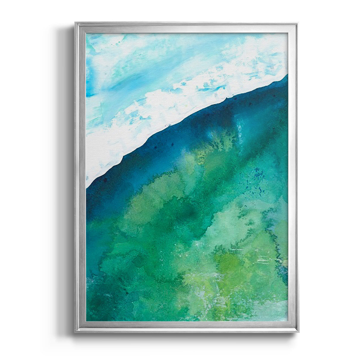 New Air II - Modern Framed Canvas Print
