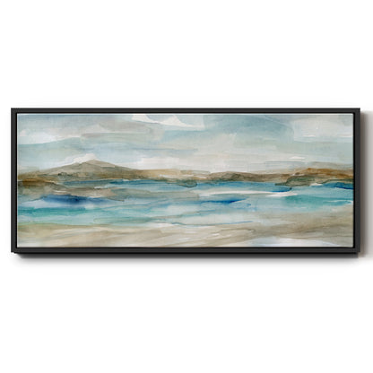 Peaceful Beach II - Floater Framed Canvas Print