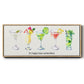 Happy Hour Cocktails - Floater Framed Canvas Print