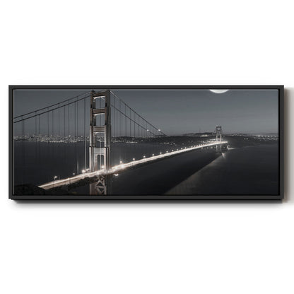 Moonrise - Floater Framed Canvas Print