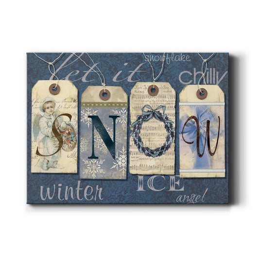 Snow Tags - Canvas Art Print