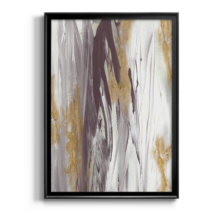 Tumultuous Amethyst I - Modern Framed Canvas Print