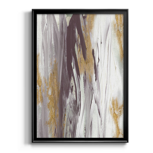 Tumultuous Amethyst I - Modern Framed Canvas Print