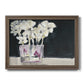 White Flowers in Fuchsia II Premium Framed Canvas- Ready to Hang