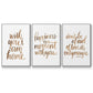 Loving You I - Framed Premium Gallery Wrapped Canvas L Frame 3 Piece Set - Ready to Hang