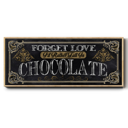 Chocolate - Floater Framed Canvas Print