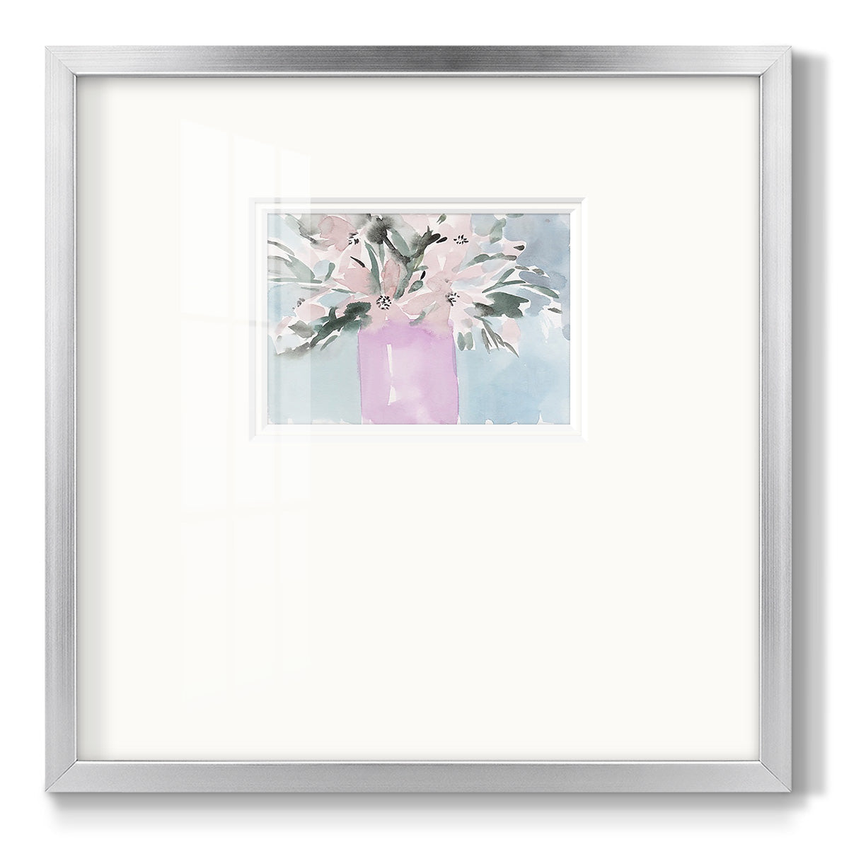 Broken Flowers II - Double Matboard Framed Print