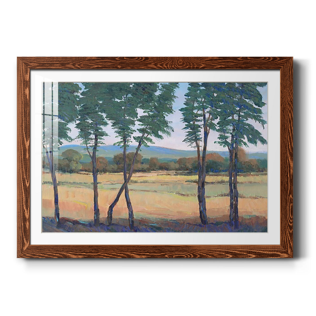 Still Morning I - Barnwood Framed Art Print